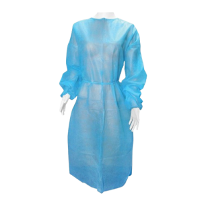Blouses élastiques bleu jetables boites de 10 MESIBASE
