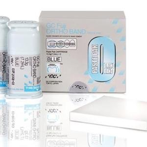 Fuji ortho band paste teinté bleu GC Verre ionomere chemopolymerisable modifié a la résine (2x13,3g)